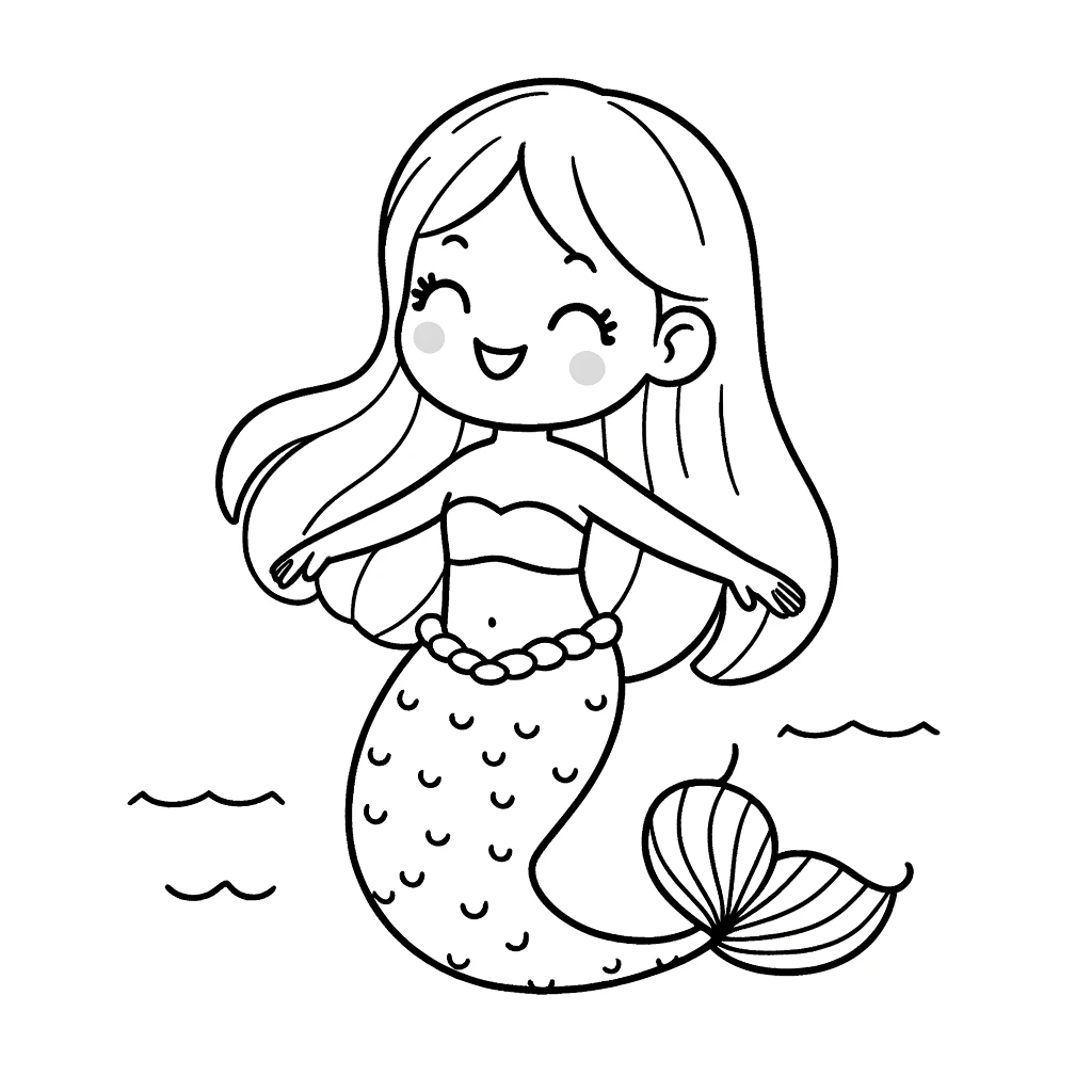 Dibujos para colorear e imprimir Mermaids