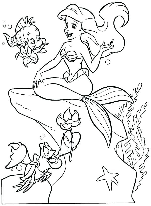 Dibujos para colorear e imprimir Mermaids