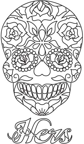 Dibujos para colorear e imprimir Mexican Skulls