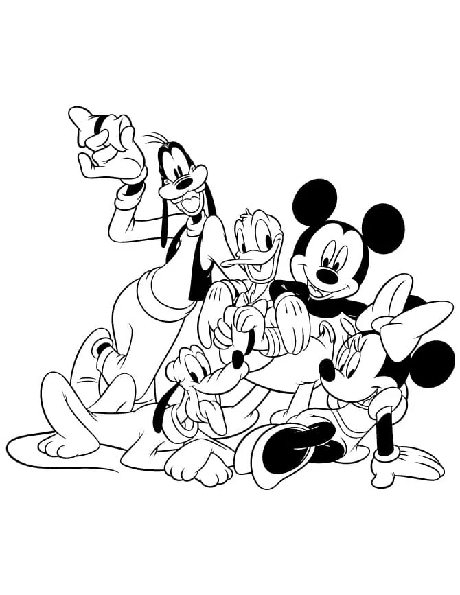 Dibujos para colorear e imprimir Mouse