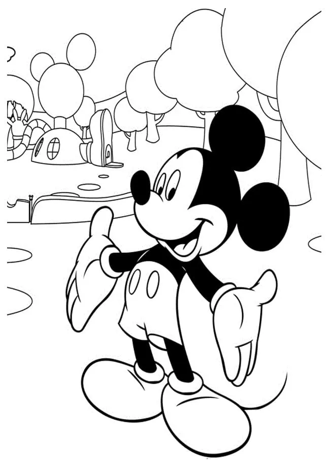 Dibujos para colorear e imprimir Mouse