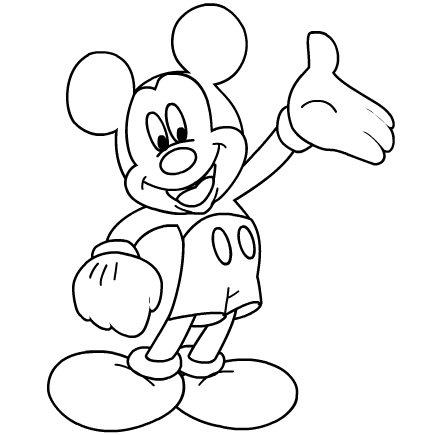 Dibujos para colorear e imprimir Mouse