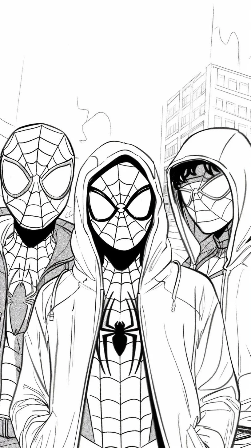 Dibujos para colorear e imprimir Miles Morales