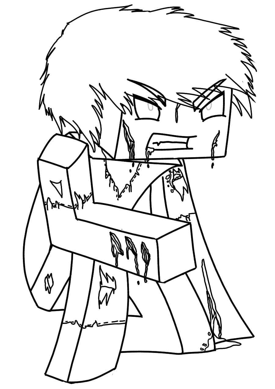 Dibujos para colorear e imprimir Minecraft