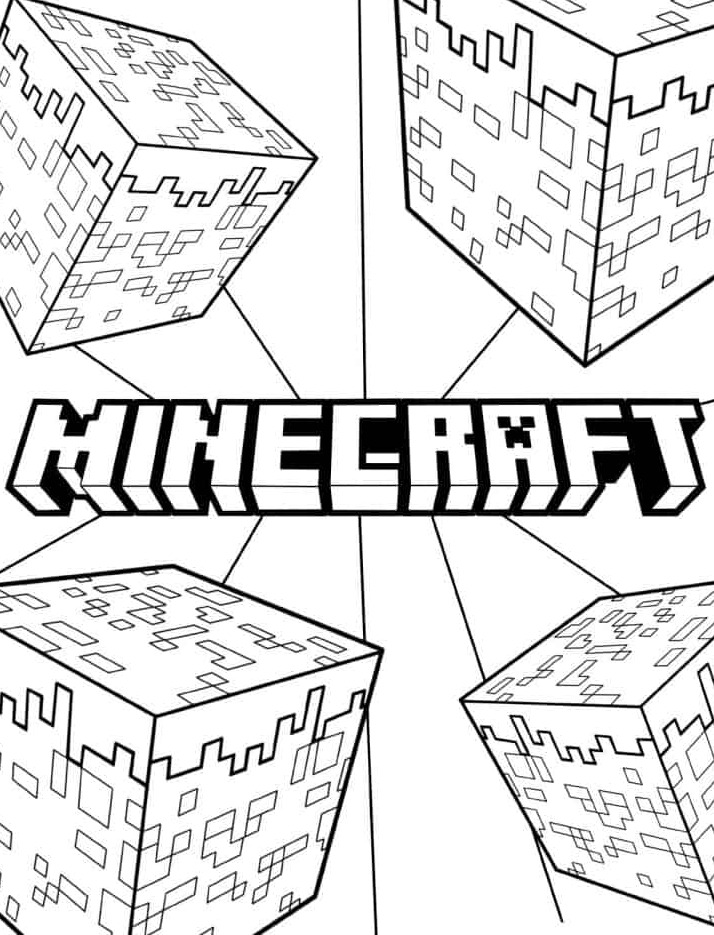 Dibujos para colorear e imprimir Minecraft