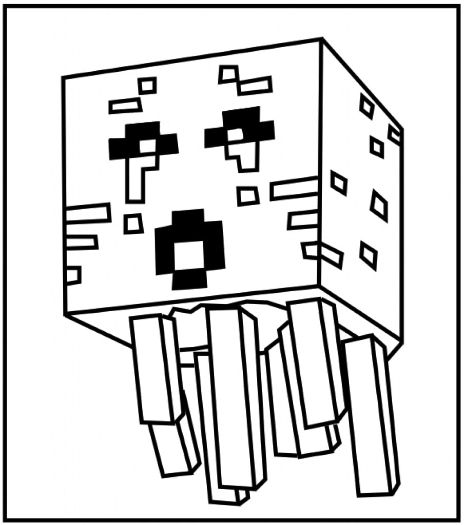 Dibujos para colorear e imprimir Minecraft