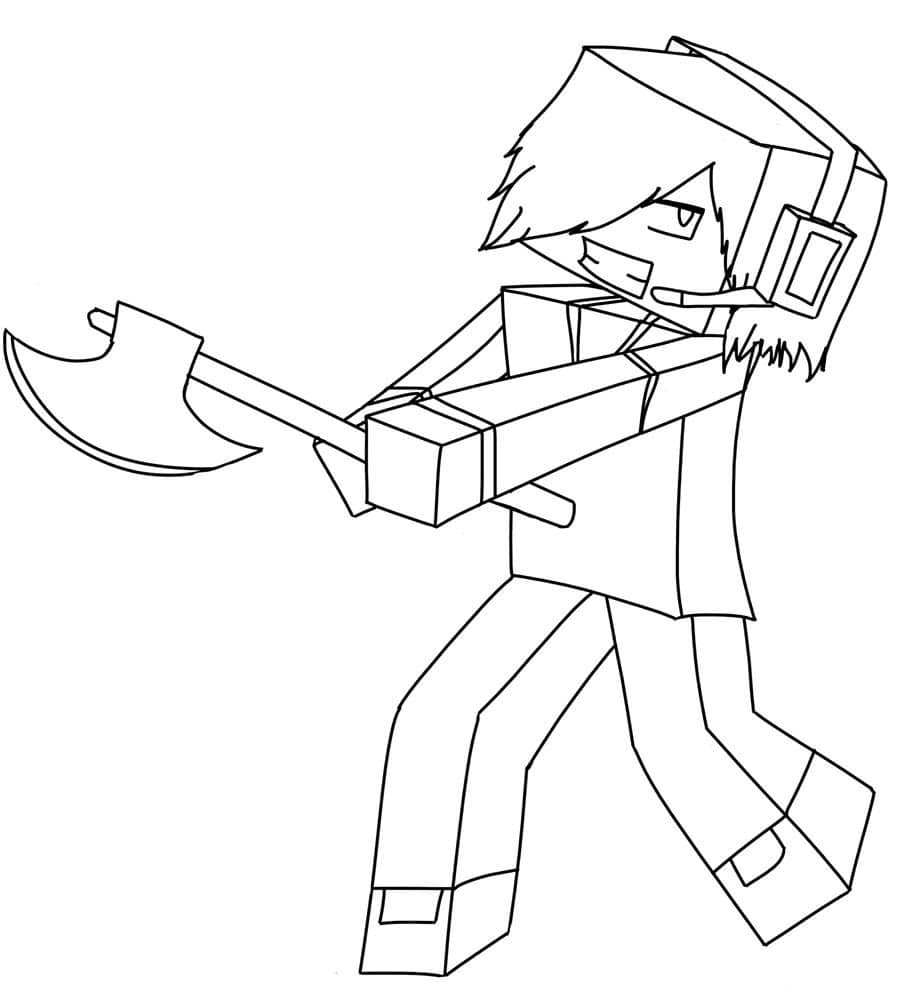 Dibujos para colorear e imprimir Minecraft