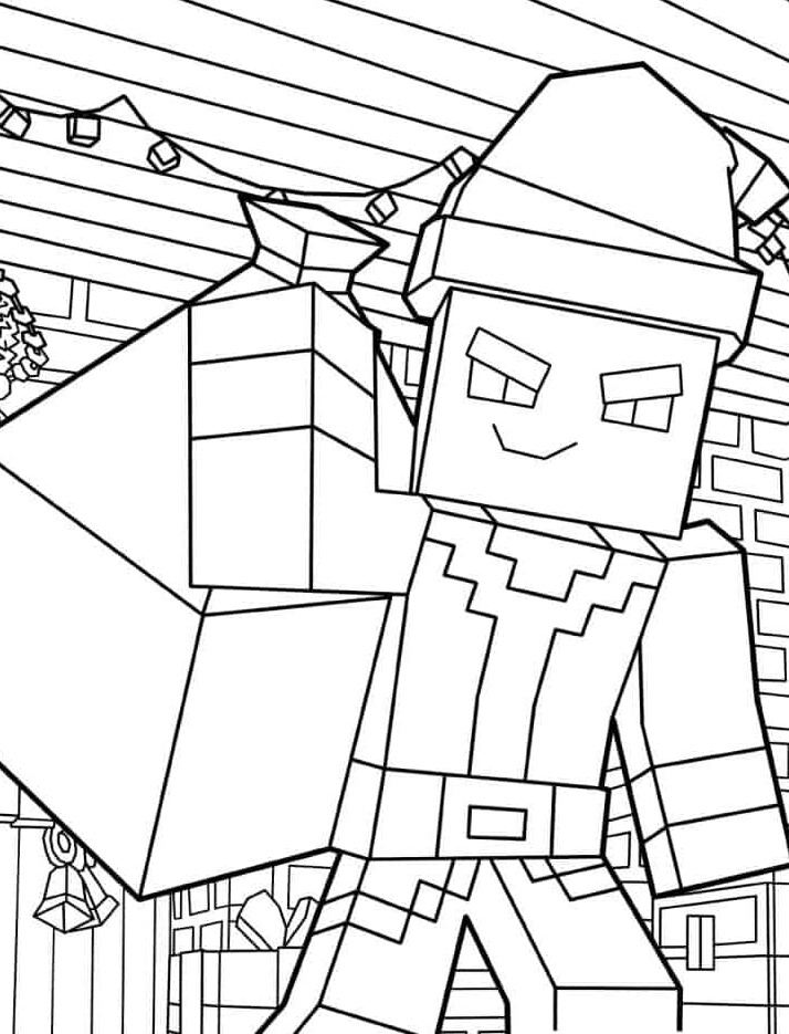 Dibujos para colorear e imprimir Minecraft