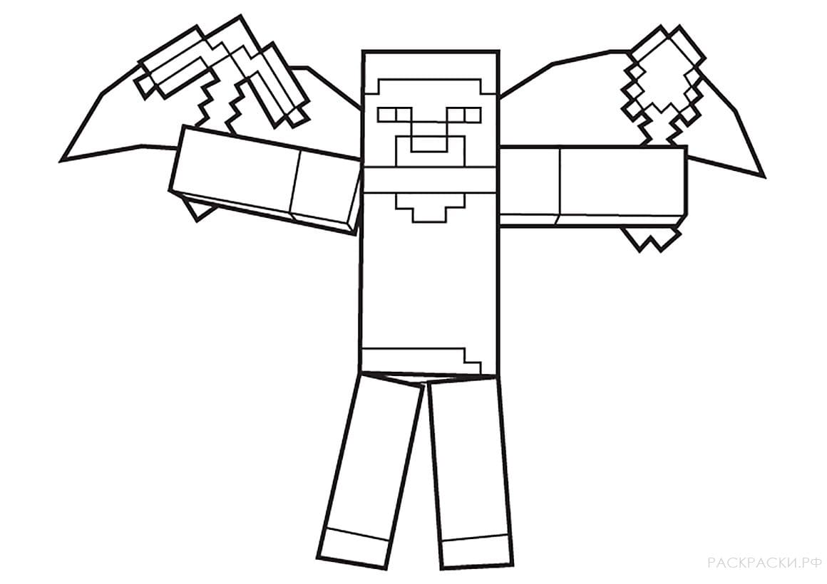 Dibujos para colorear e imprimir Minecraft