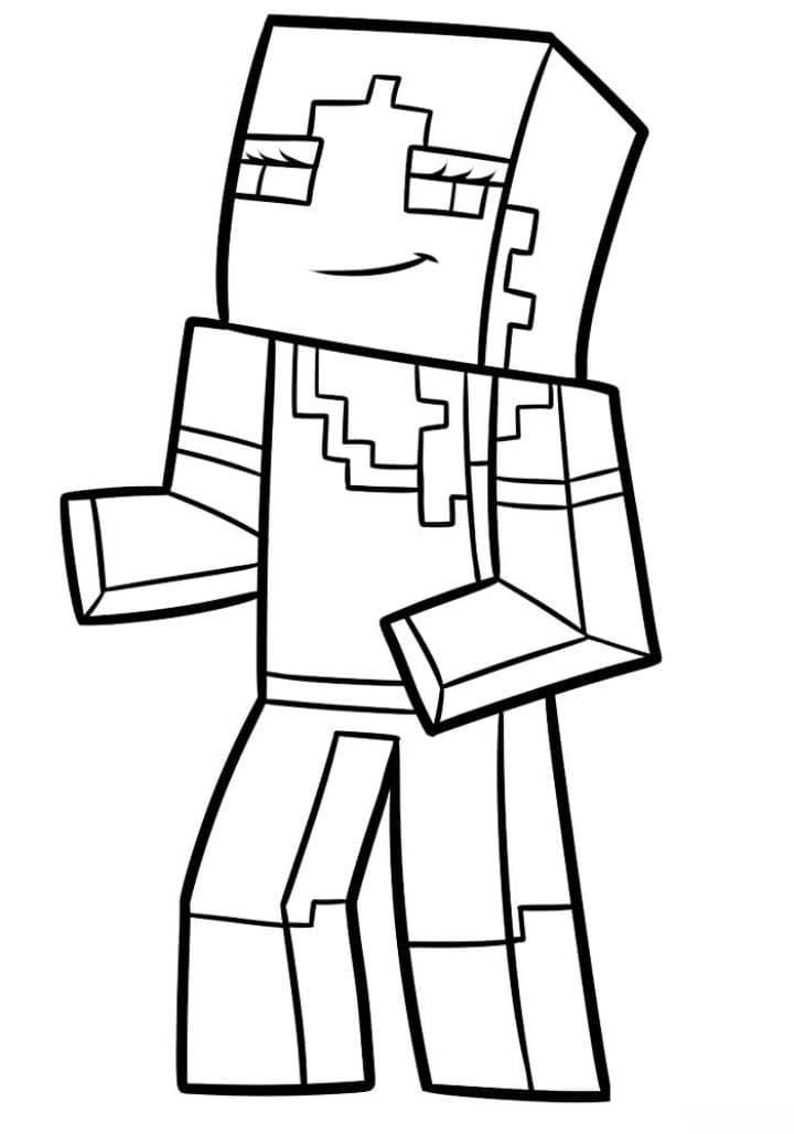 Dibujos para colorear e imprimir Minecraft