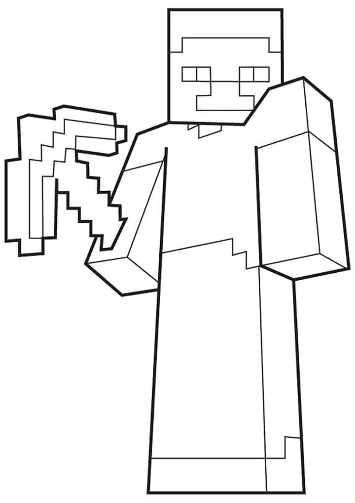 Dibujos para colorear e imprimir Minecraft