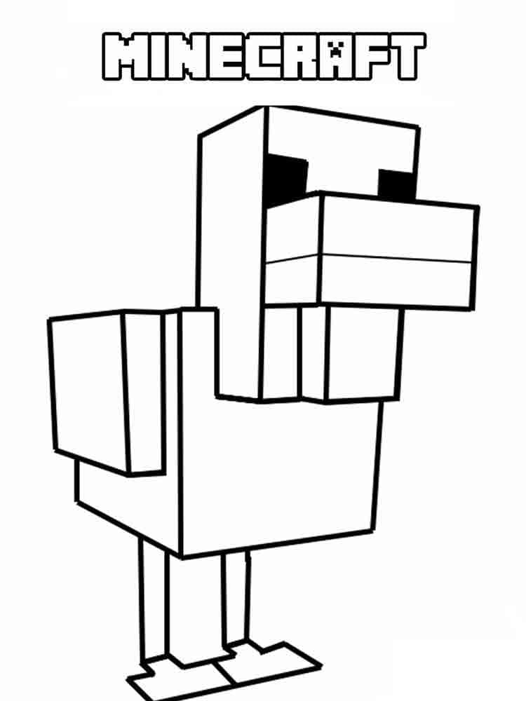 Dibujos para colorear e imprimir Minecraft