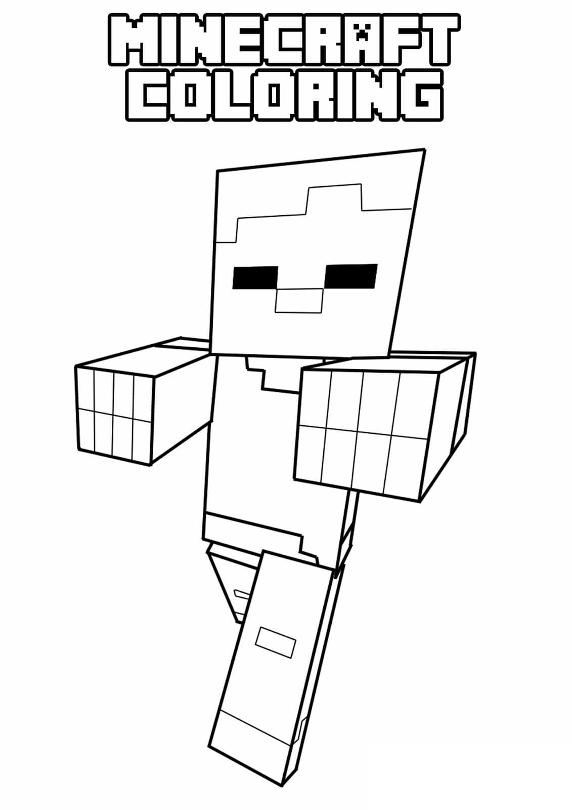 Dibujos para colorear e imprimir Minecraft