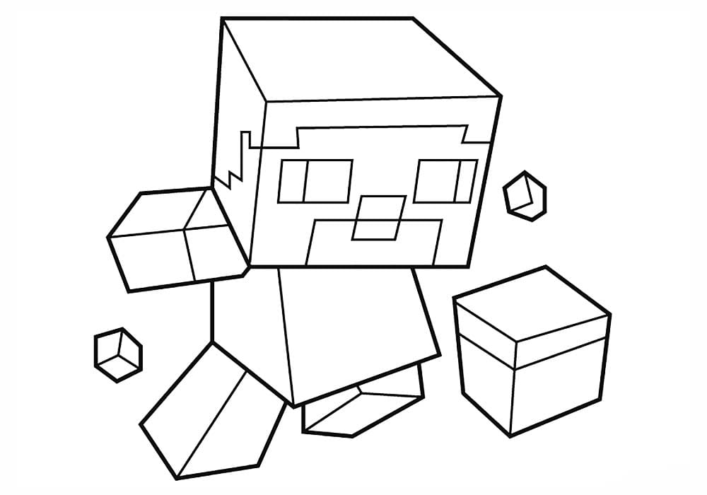 Dibujos para colorear e imprimir Minecraft