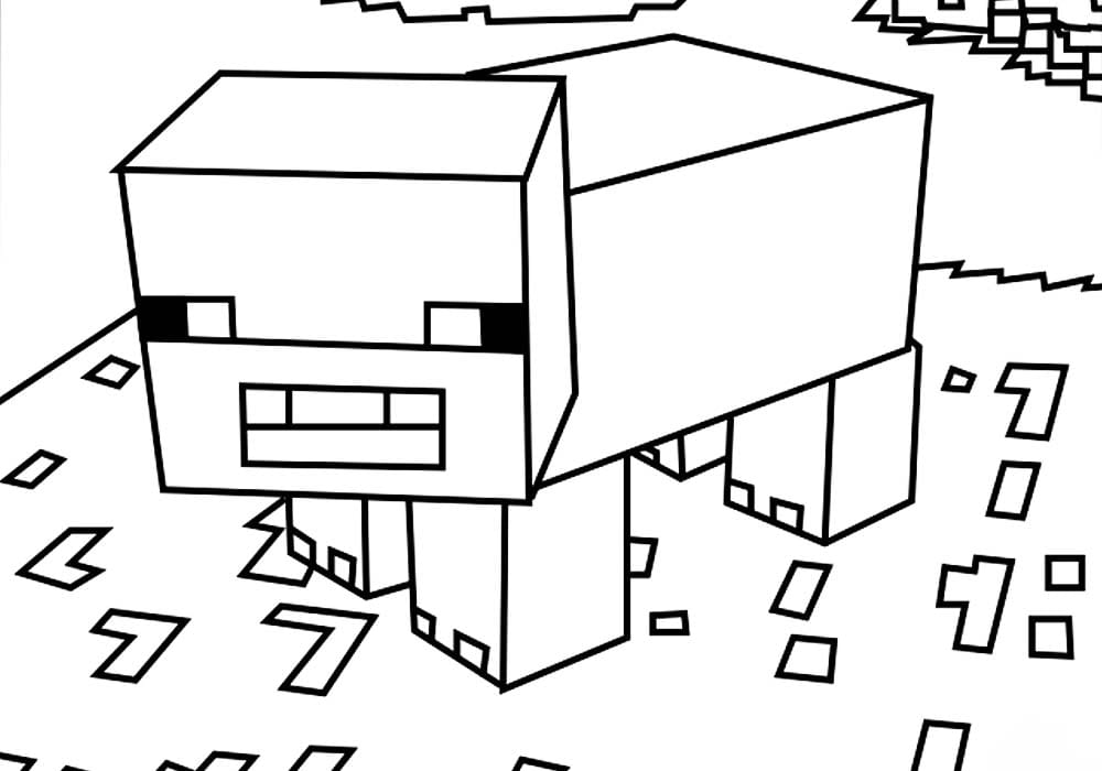 Dibujos para colorear e imprimir Minecraft