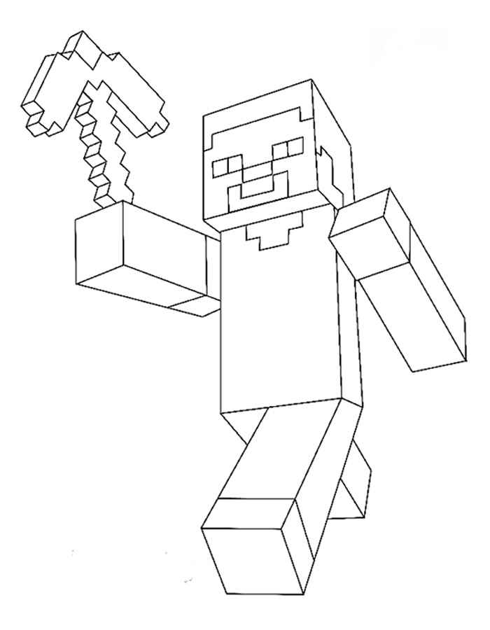 Dibujos para colorear e imprimir Minecraft