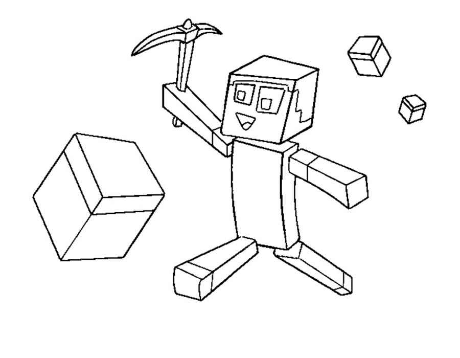 Dibujos para colorear e imprimir Minecraft