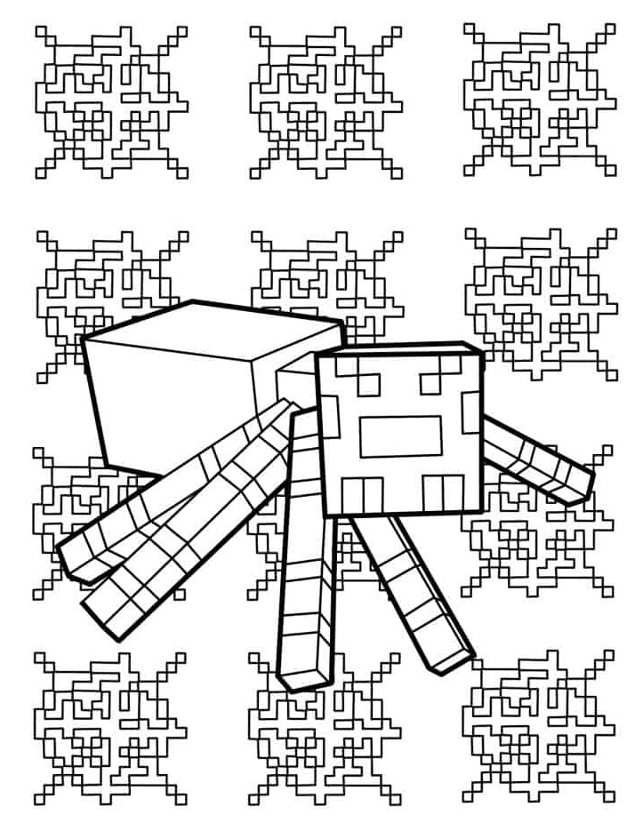 Dibujos para colorear e imprimir Minecraft