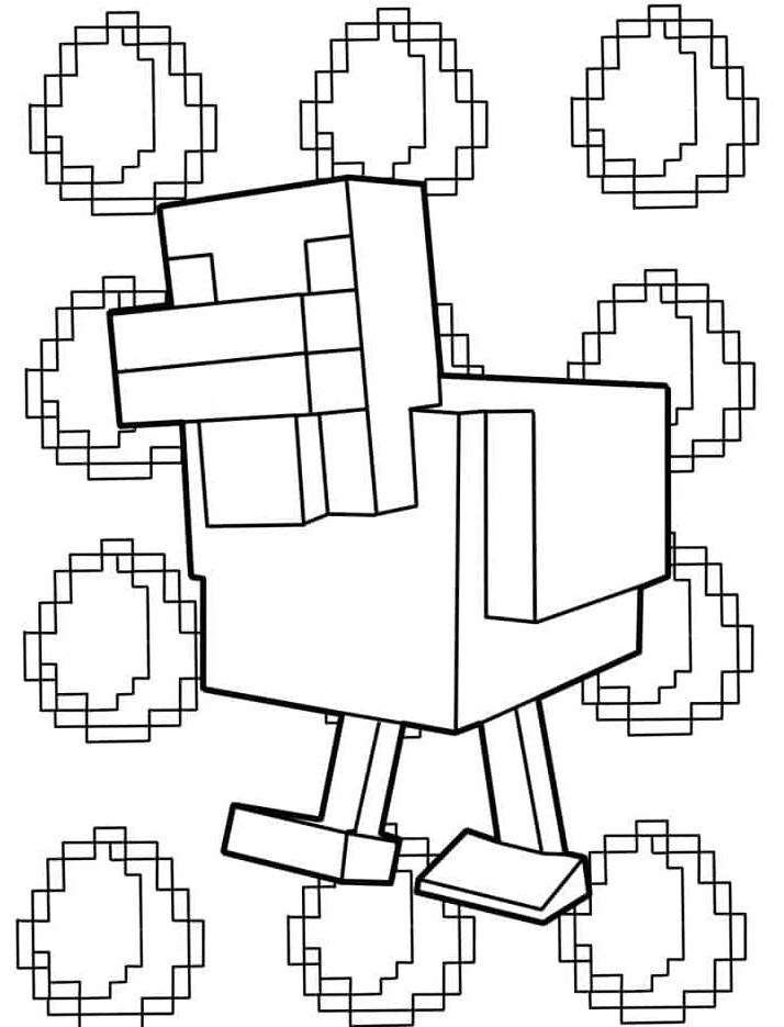 Dibujos para colorear e imprimir Minecraft