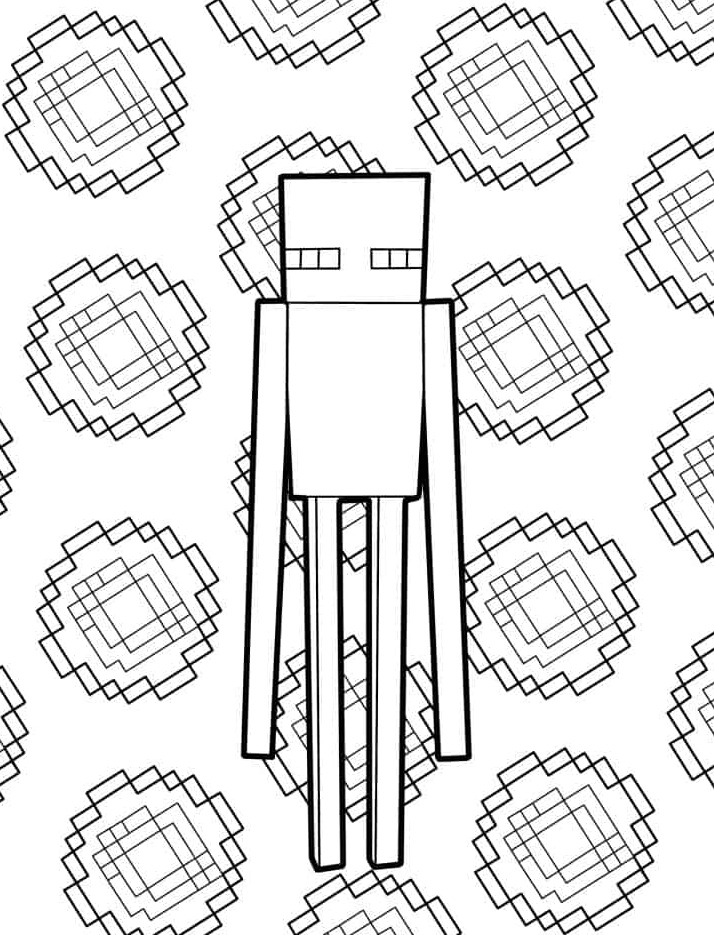 Dibujos para colorear e imprimir Minecraft