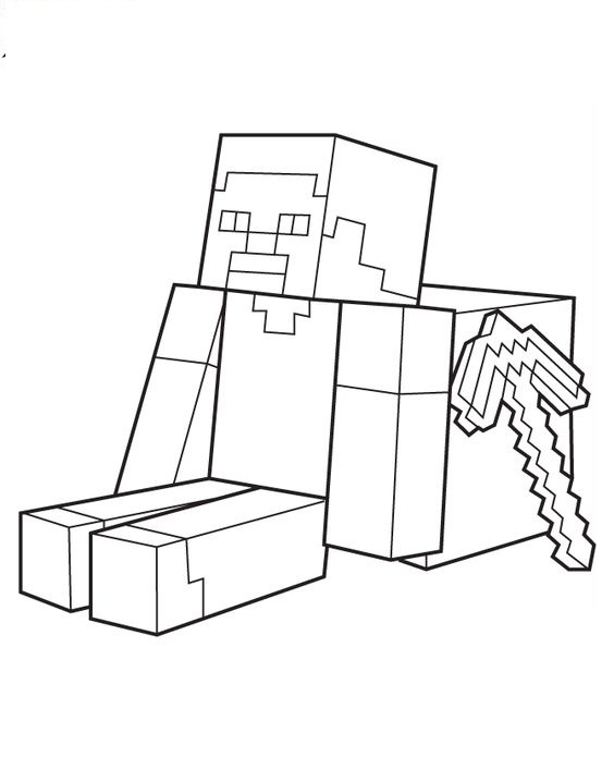 Dibujos para colorear e imprimir Minecraft