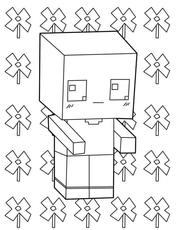 Dibujos para colorear e imprimir Minecraft