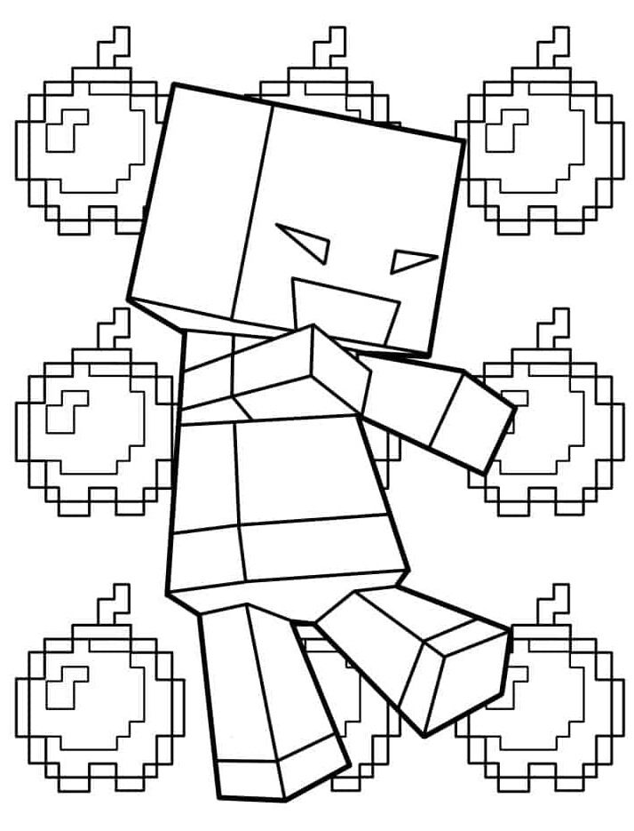 Dibujos para colorear e imprimir Minecraft