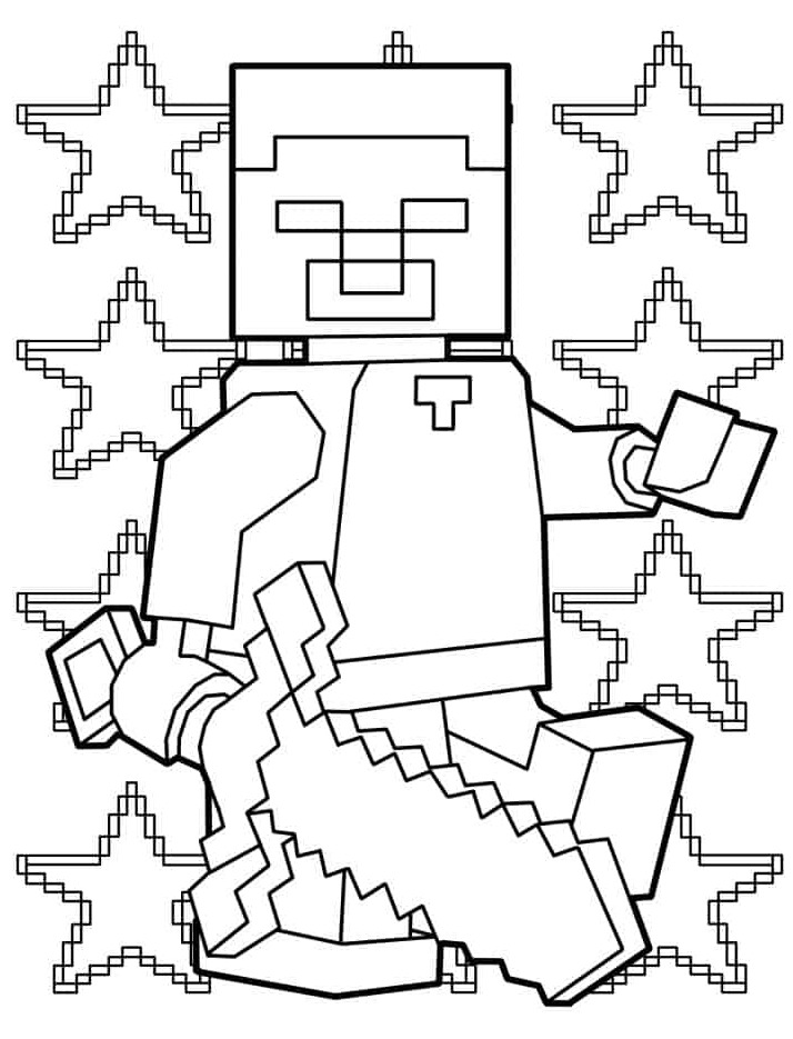 Dibujos para colorear e imprimir Minecraft