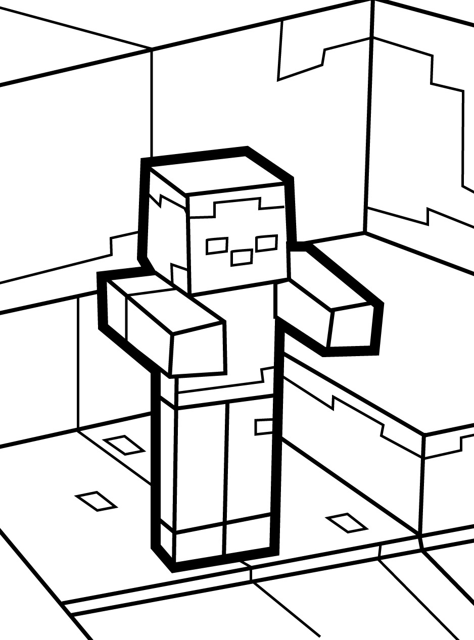 Dibujos para colorear e imprimir Minecraft