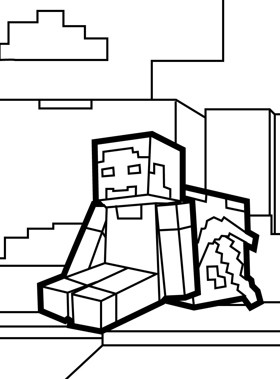 Dibujos para colorear e imprimir Minecraft