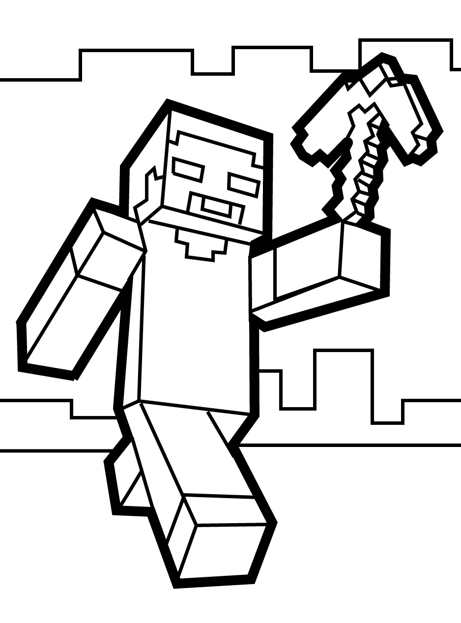 Dibujos para colorear e imprimir Minecraft