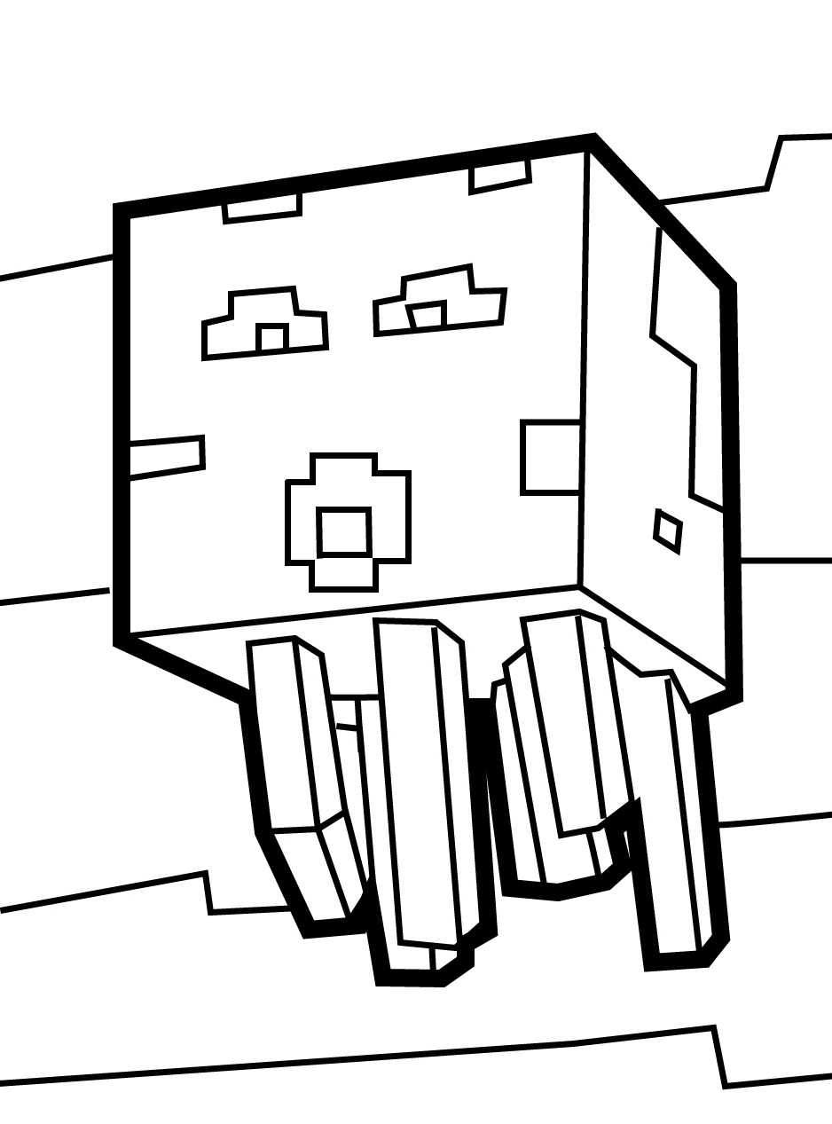 Dibujos para colorear e imprimir Minecraft