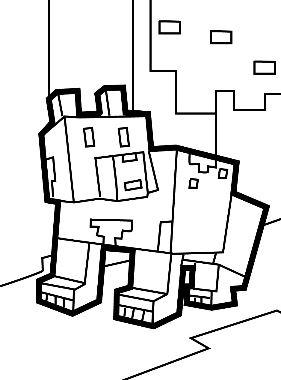 Dibujos para colorear e imprimir Minecraft