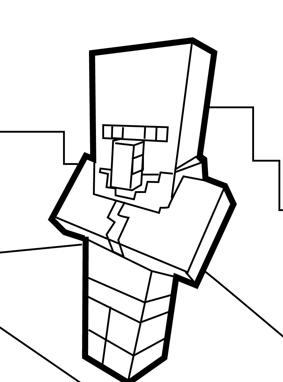 Dibujos para colorear e imprimir Minecraft