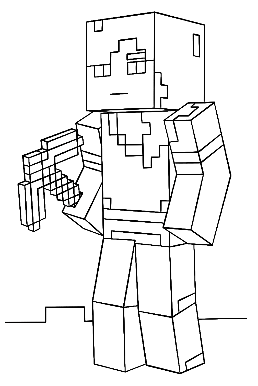 Dibujos para colorear e imprimir Minecraft