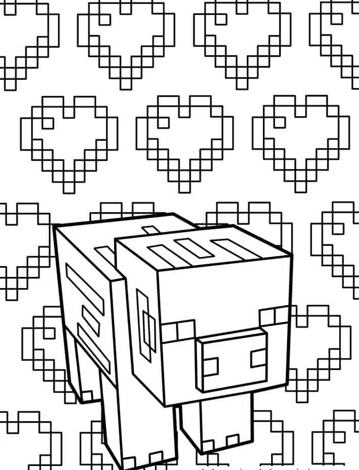 Dibujos para colorear e imprimir Minecraft