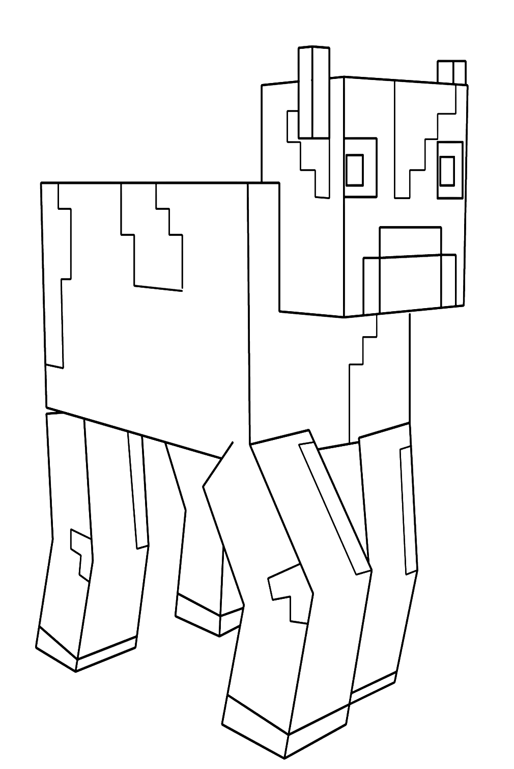 Dibujos para colorear e imprimir Minecraft