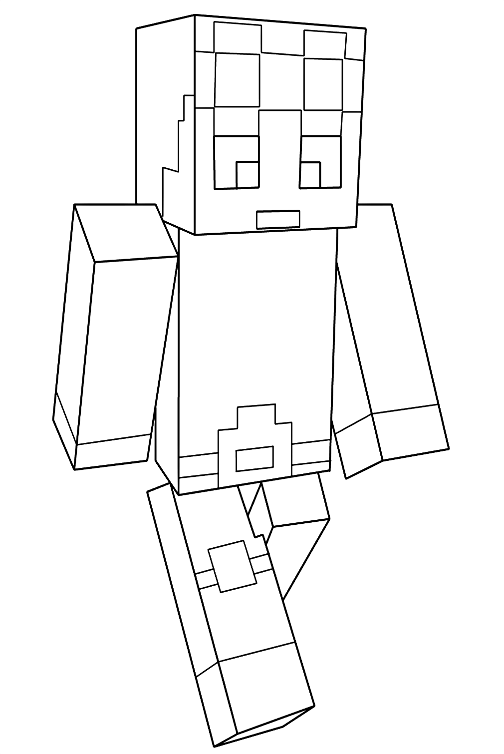 Dibujos para colorear e imprimir Minecraft