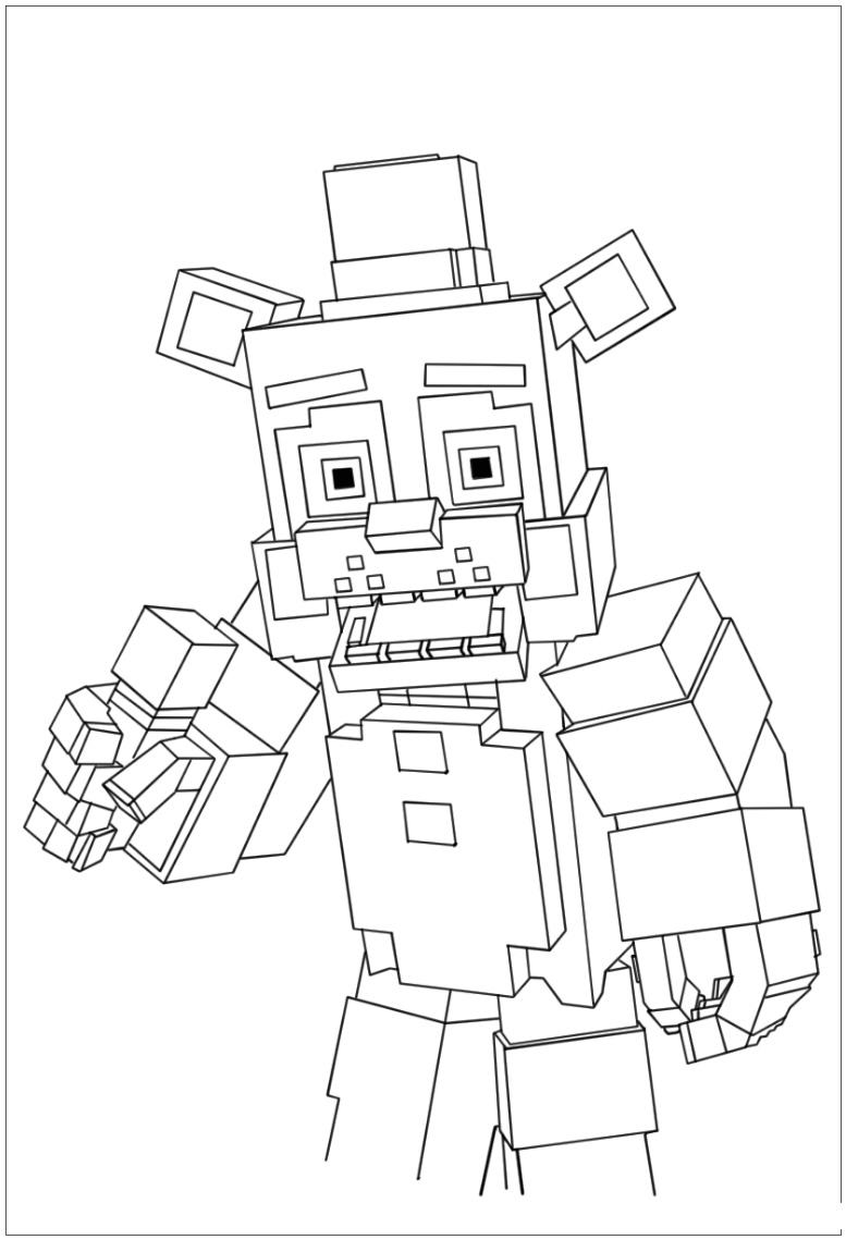 Dibujos para colorear e imprimir Minecraft