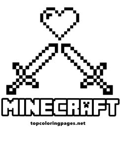 Minecraft coloring pages 3