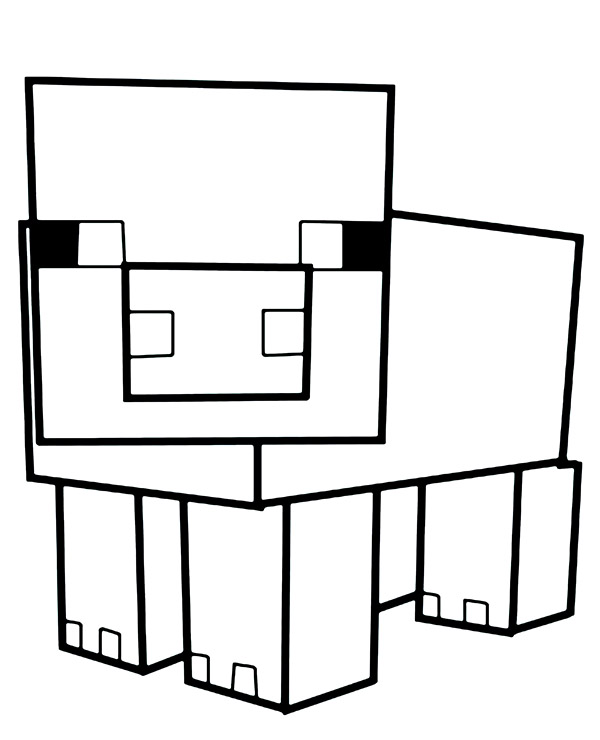 Dibujos para colorear e imprimir Minecraft