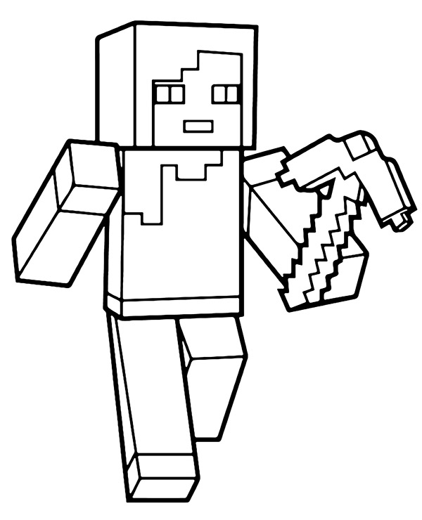 Dibujos para colorear e imprimir Minecraft