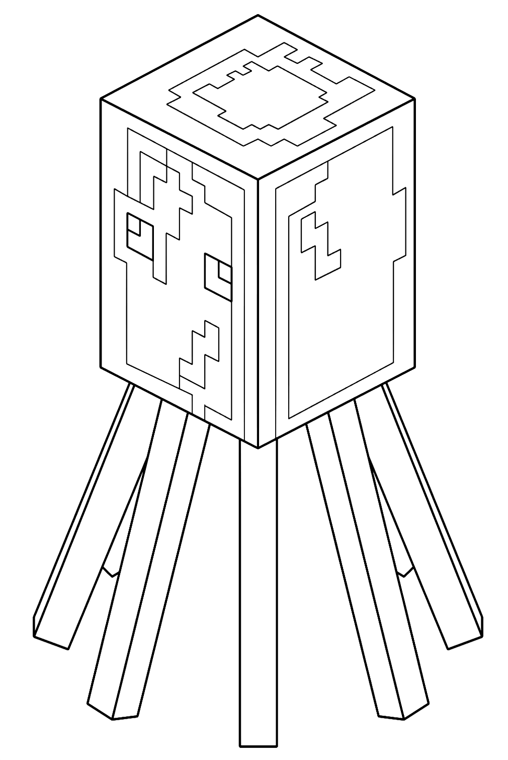 Dibujos para colorear e imprimir Minecraft