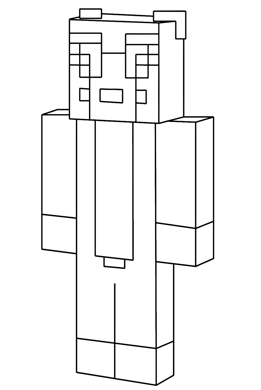 Dibujos para colorear e imprimir Minecraft