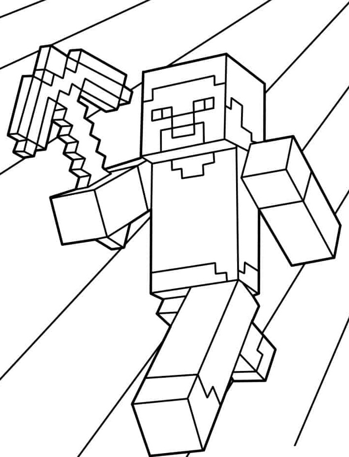 Dibujos para colorear e imprimir Minecraft