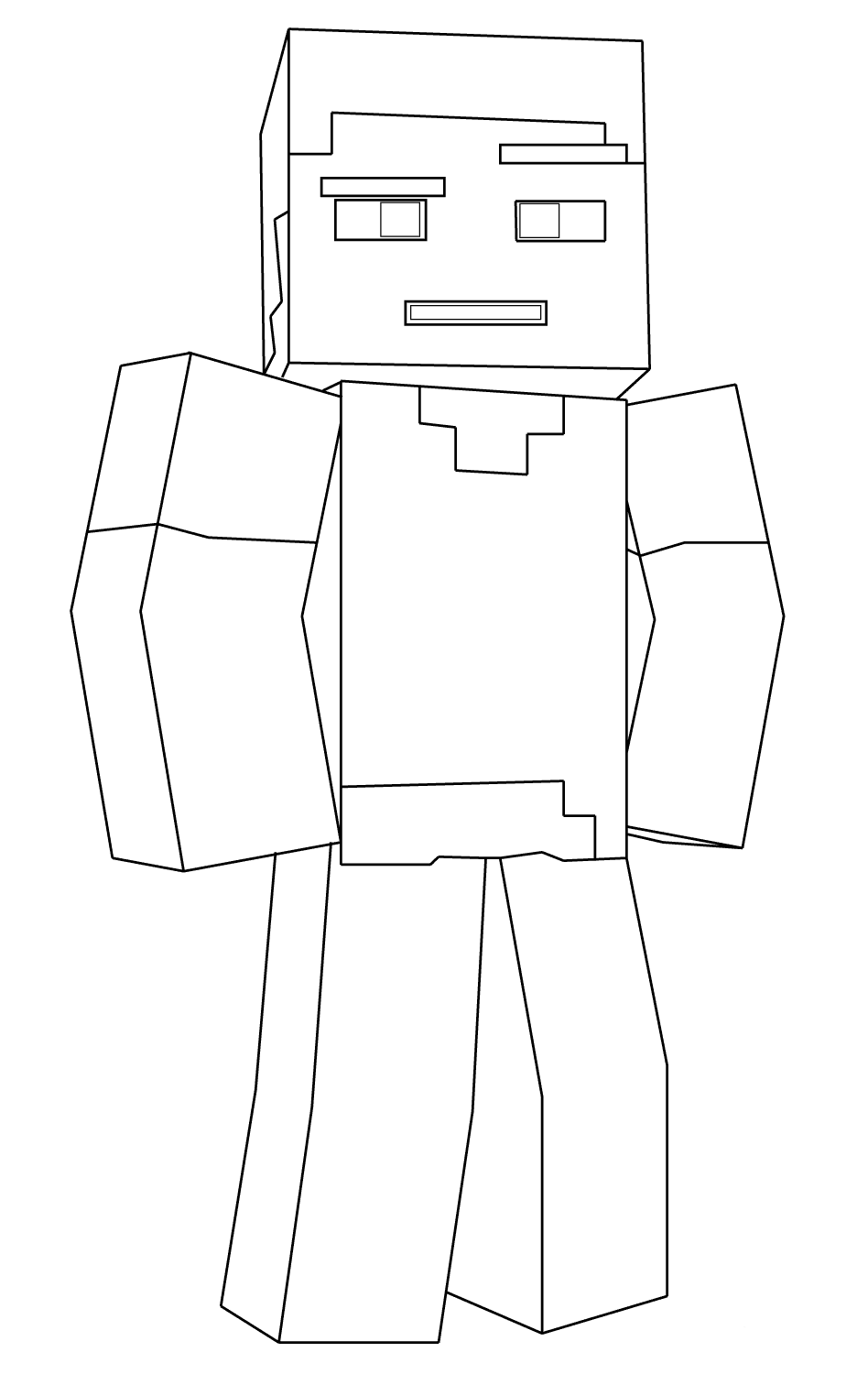 Dibujos para colorear e imprimir Minecraft