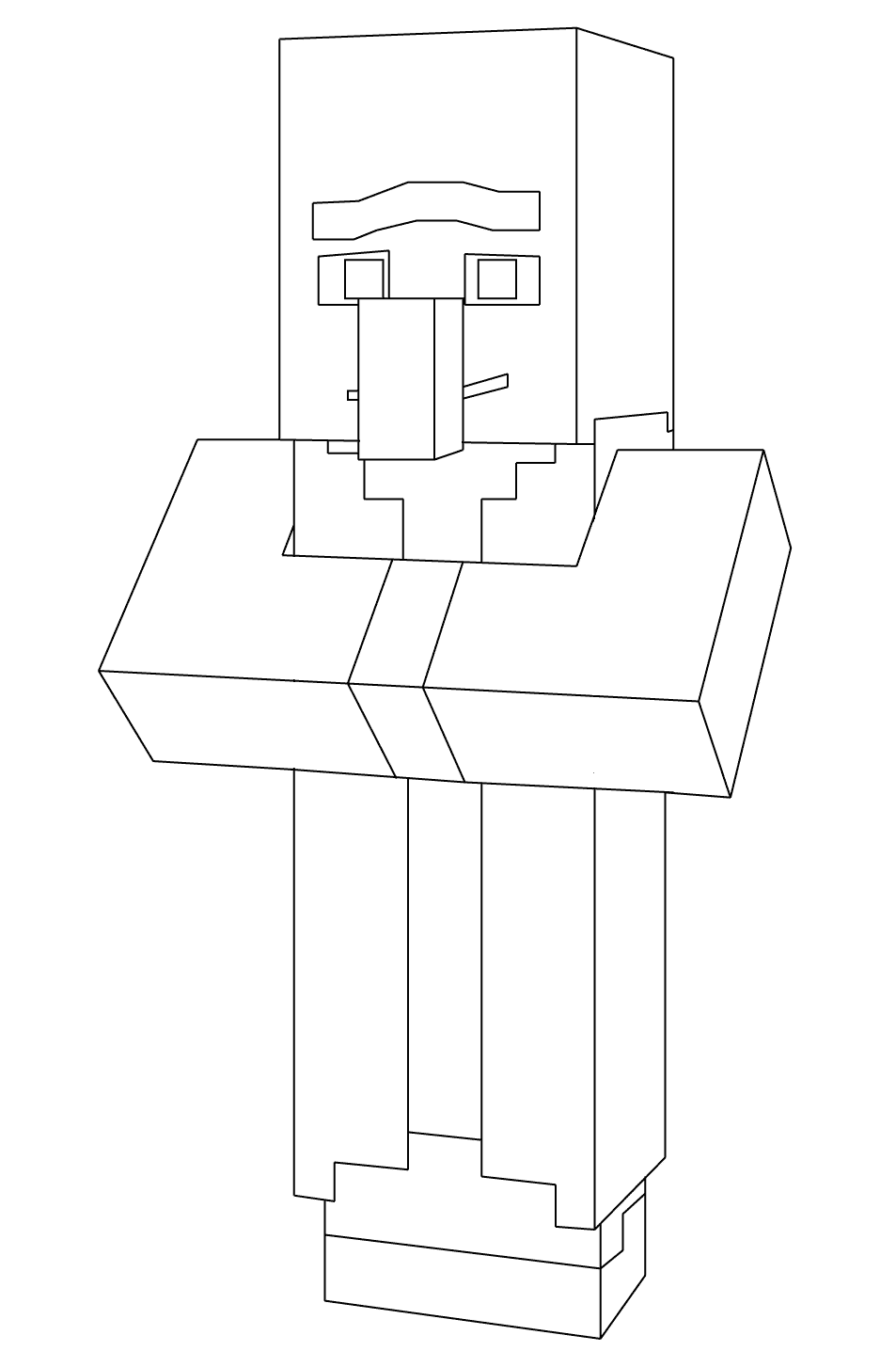 Dibujos para colorear e imprimir Minecraft