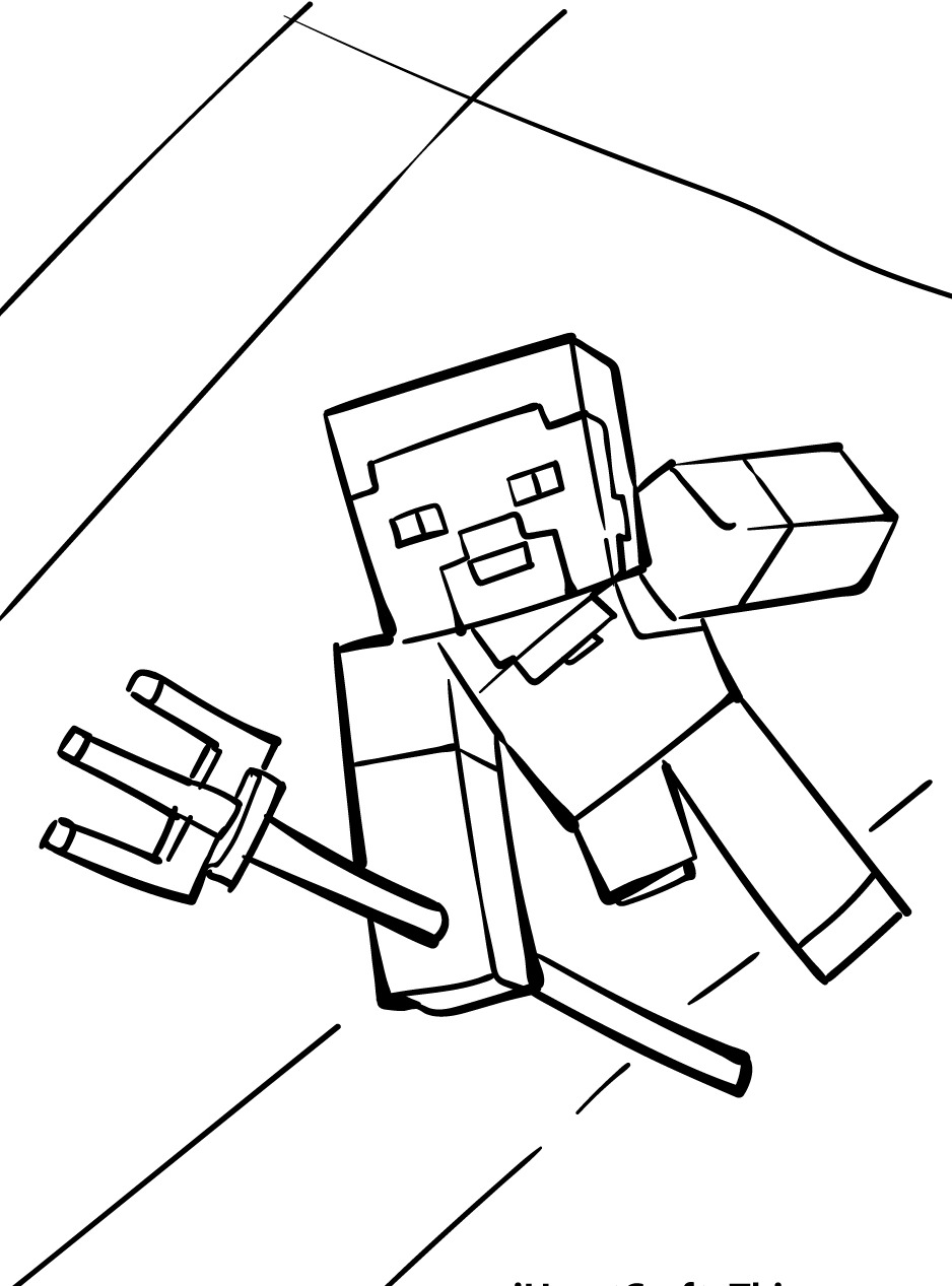 Dibujos para colorear e imprimir Minecraft