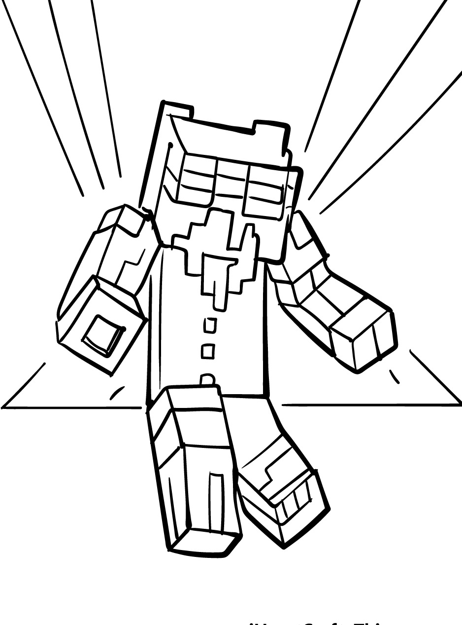 Dibujos para colorear e imprimir Minecraft