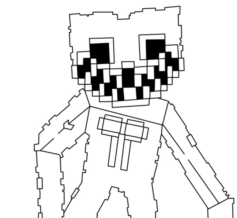 Dibujos para colorear e imprimir Minecraft